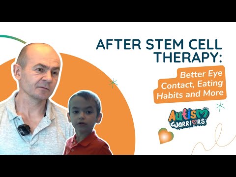 Family interview video thumbnail about eye contact and eating habits