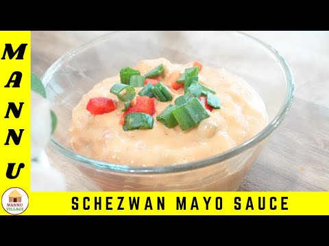 20 Schezwan Mayo Sauce Recipe // How to make Sauce at Home | Sauces and Salad Dressings Series Ep 20