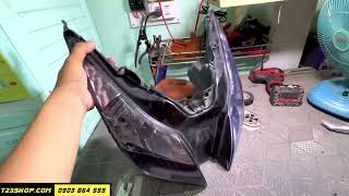 Airblade Thái Việt 2010 Phục Hồi Choá Đèn  do thợ ẩu tại T23Shop Cần Thơ
