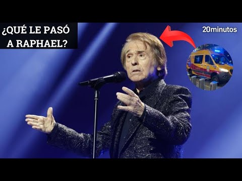 Raphael, hospitalizado por accidente cerebrovascular en grabación de programa de televisión