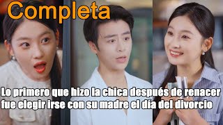 Lo primero que hizo la chica después de renacer fue elegir irse con su madre el día del divorcio