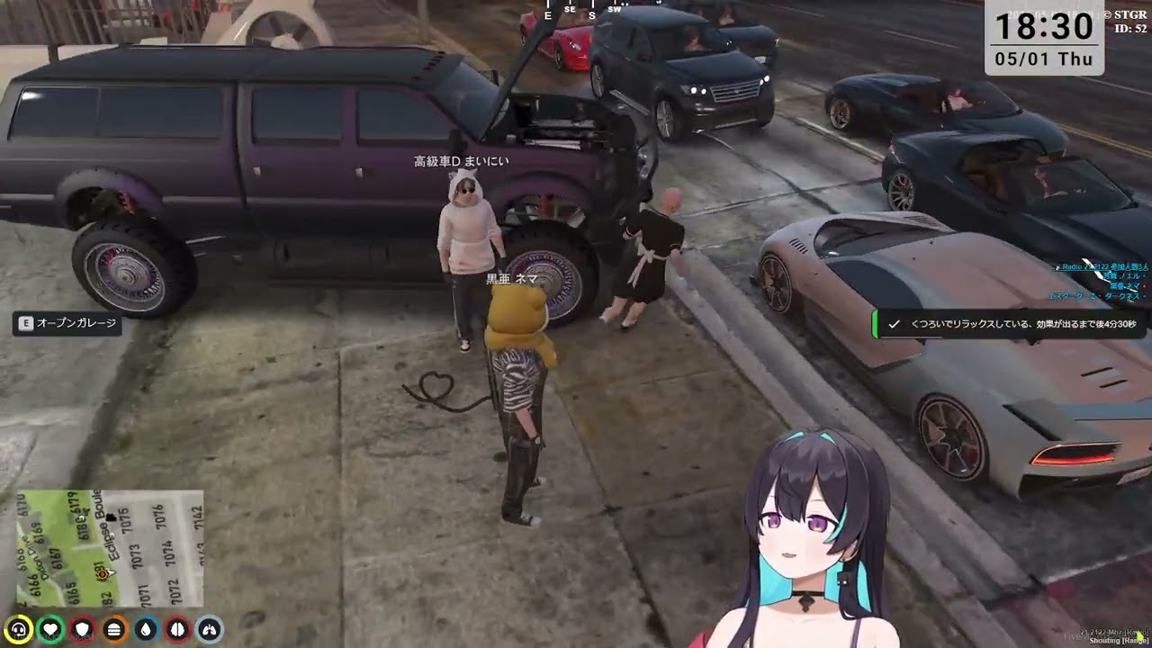 【#ストグラ】黒亜ネマ:300日目 300日目おおお！！