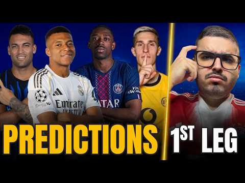 PLAYOFFS KICKS OFF NOW!!! 🔥 | UCL Play-Off 1st Leg Predictions! 🇪🇺🤔
