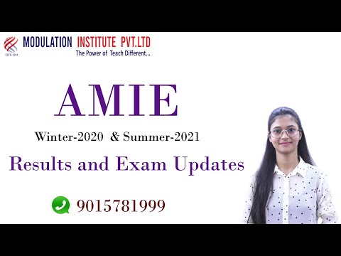 AMIE Winter-2020 Result & Summer-2021 Exam Details |AMIE exam Details 2021|AMIE Result & Exam update