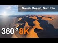 Namib Desert Namibia 8K 360 Aerial Video