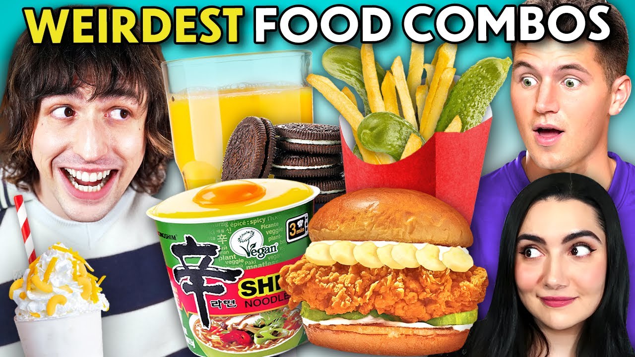 We Try Weird Food Combos That YouTubers Love! (ft. Porter Robinson)