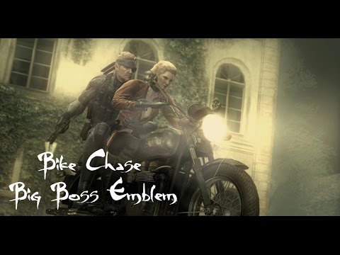 Metal Gear Solid 4 Big Boss Emblem For All Skill Levels Bike Chase