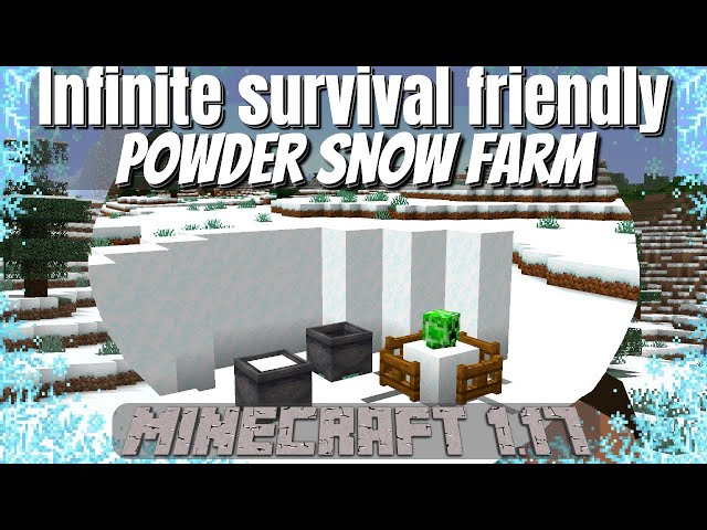 Dove può essere utilizzata la neve polverosa nell’aggiornamento Minecraft 1.17 Caves & Cliffs?