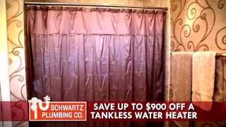 preview picture of video 'Schwartz Plumbing, Raleigh, NC | Tankless hot water heater video'