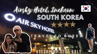 AIRSKY HOTEL, Incheon, South Korea 🏢 🇰🇷 Day 1.1 | Marie Campomanes
