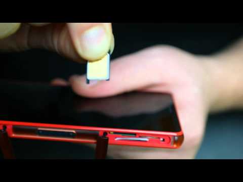 Sony Xperia Z3 Compact: SIM und Speicherkarte einlegen / wechseln