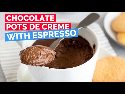 Chocolate Pots de Creme with Espresso