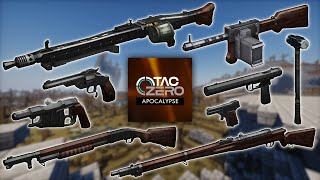 Minecraft TaCZ Apocalypse Gunpack - All Weapons Showcase | v1.1.7g | By Am1ethy