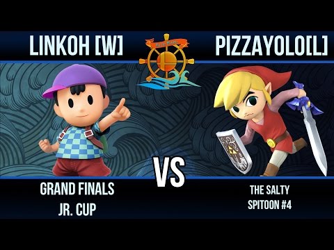 The Salty Spitoon 4 - Linkoh (Ness) VS Pizzayolo (Toon Link) - Grand Finals Junior Cup