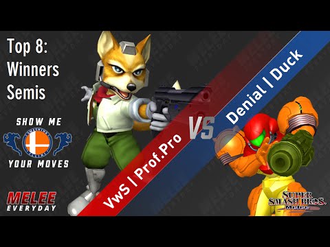 SMYM 17 - VwS | Prof.Pro (Fox) vs. Denial | Duck (Samus) - SSBM - Top 8, WS