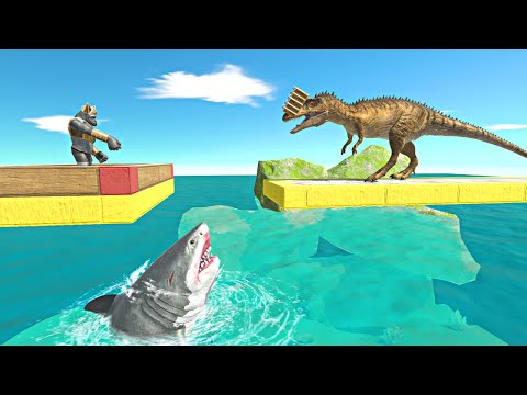 Ghor Hammer Drops Units | MEGALODON Will Eat  - Animal Revolt Battle Simulator