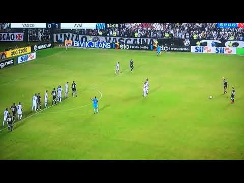Gol do Vasco 1 x 1 avai copa do Brasil 2019