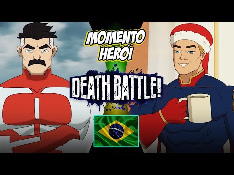 Omni-man vs Capitão Pátria/Homelander - Dublado Pt-Br - [Invincible vs The Boys] | DEATH BATTLE