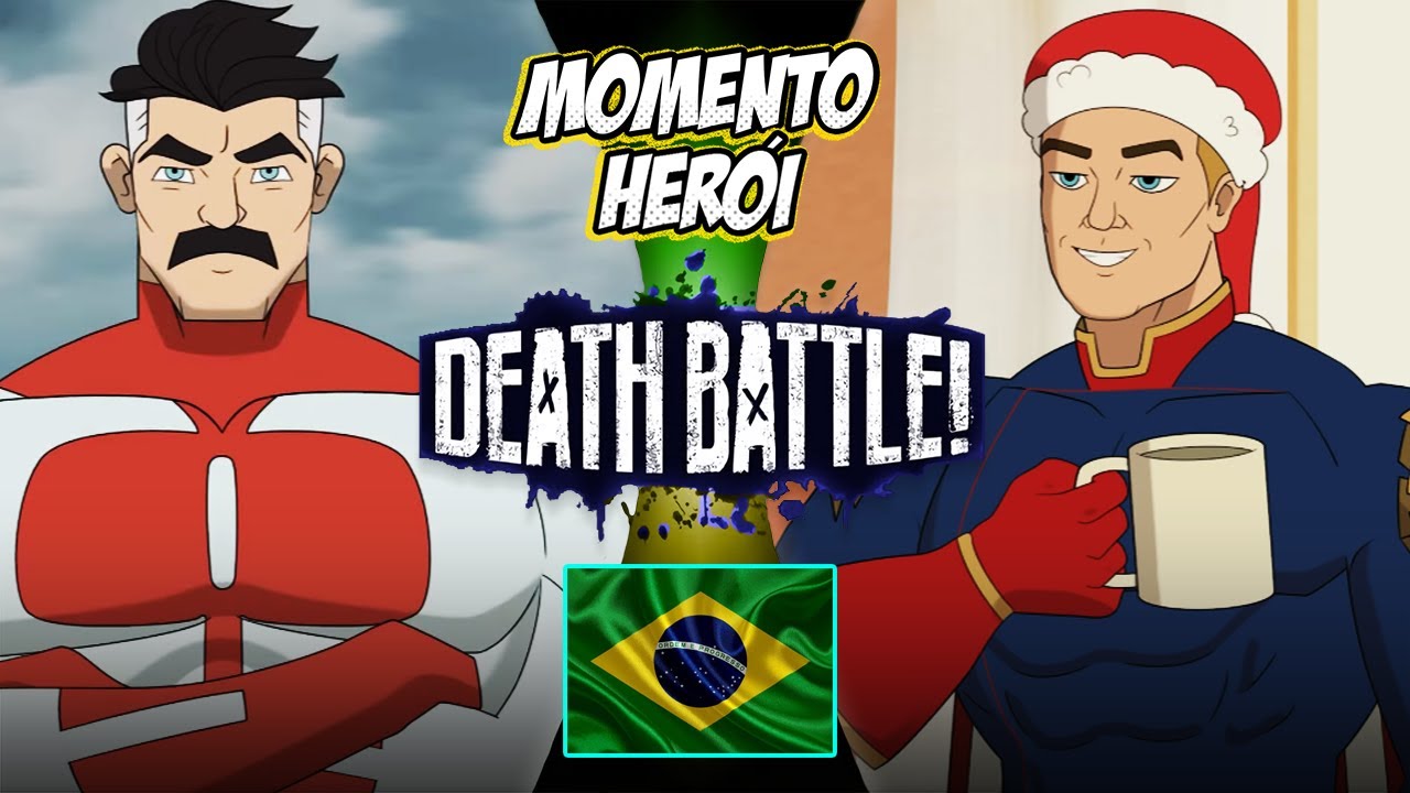 Omni-man vs Capitão Pátria/Homelander - Dublado Pt-Br - [Invincible vs The Boys] | DEATH BATTLE