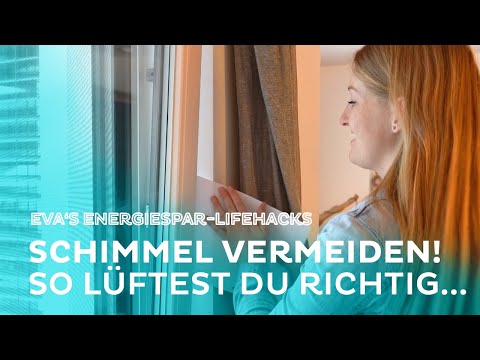 Richtig Lüften im Winter und SCHIMMEL vermeiden - Energiespar Lifehack