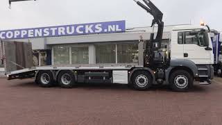 카캐리어 트럭 MAN TGS 35.360 8x2 Oprijvrachtwagen + Hiab 228 E3 | 이미지 4 - Autoline