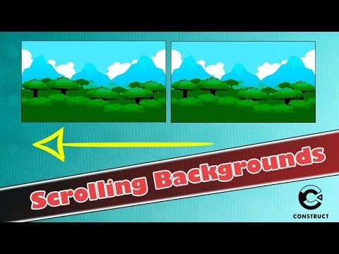 Scrolling Backgrounds || Construct 3 Tutorial (Infinite Layout)
