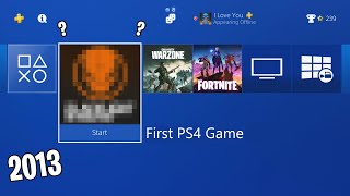 I Played The First Ever PS4 Game...