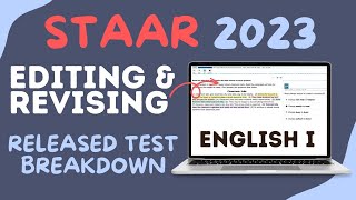 STAAR 2023 English I Released Test: Your Guide to Revising & Editing Questions