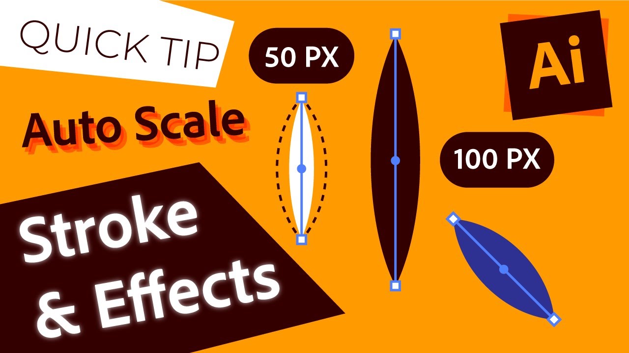 Quick Tip: How to Auto Scale Strokes & Effects in Illustrator @Creativealys