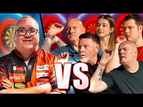 Darts CHAMPION vs AMATEURS! | Beat The Pro