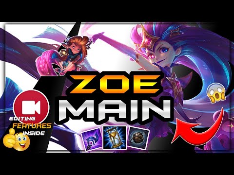 BEST ZOE MAIN GAMEPLAY | GRANDMASTER ZOE MID VS KASSADIN | KDA 12/4/9 | Patch 2.23