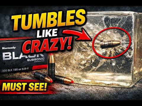 Hornady Black Subsonic Ammo Test… The Results Were NOT What I Expected