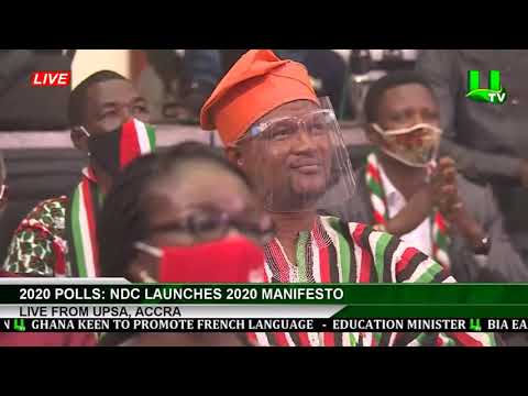 LIVE NOW: NDC Launches 2020 Manifesto