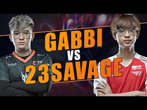 GABBI vs 23SAVAGE - MID LANE BATTLE - DOTA 2