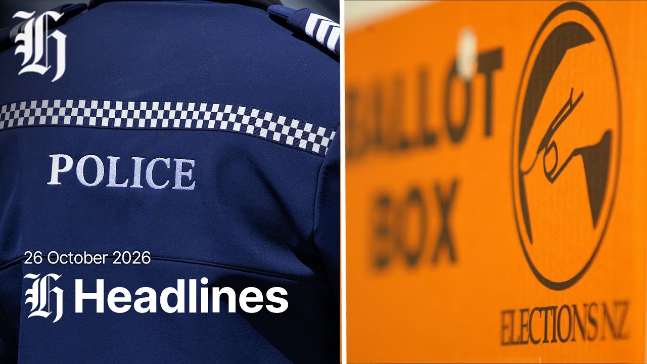 NZ Herald Morning Headlines | Monday, October 26, 2026