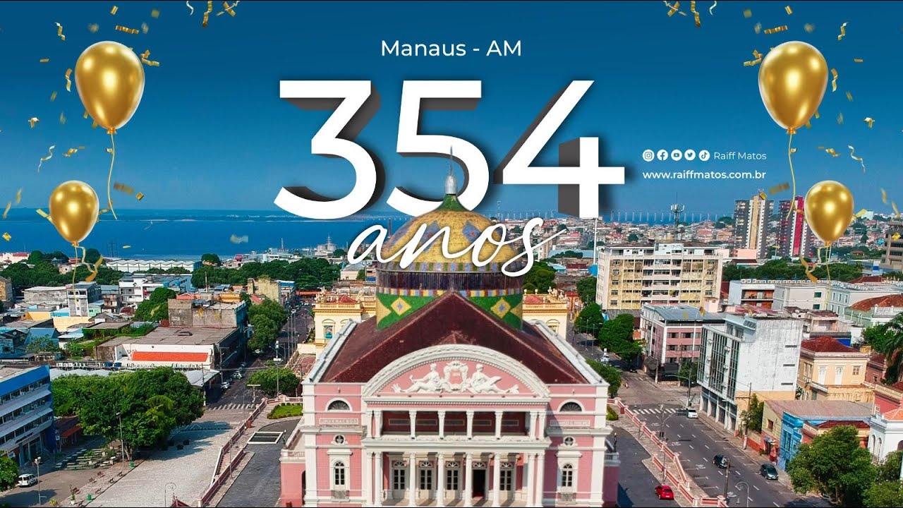 Nossa homenagem aos 354 anos de Manaus