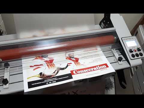 Hot Lamination with MATRIX DUO at Mansion Arts Limited