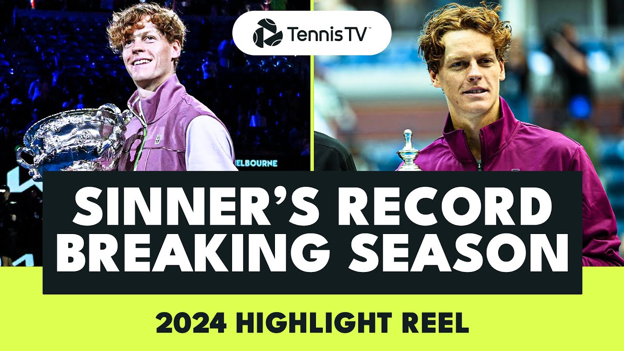 Sinner 2024 Highlight Reel: Jannik's Historic Year 🥶