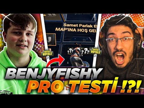 BENJYFİSHY PRO TESTİ YAPIYOR !! DÜNYANIN EN İYİ OYUNCUSU !! ( Fortnite Battle Royale Türkçe )