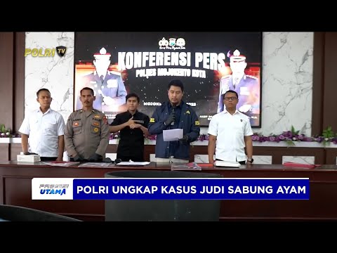 POLRES MOJOKERTO KOTA BONGKAR KASUS JUDI SABUNG AYAM
