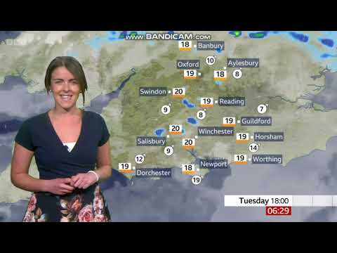 [HD] Alex Osbourne BBC ONE South Today weather August 7th 2023 - 60 fps