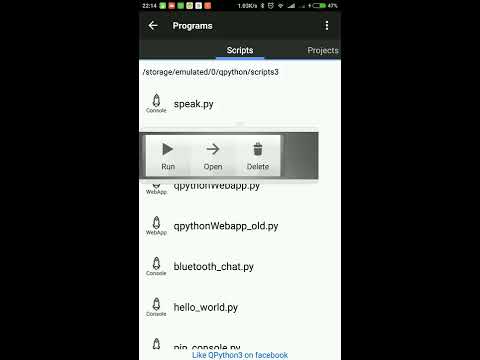 Qpython3 App First Glance