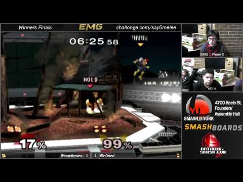 EMG Weon X vs n0ne   Smash@York 5   Melee Winners Finals