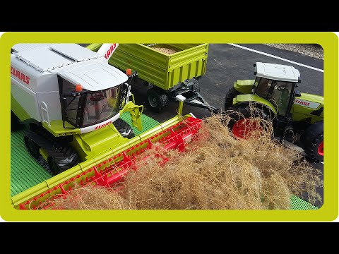 BRUDER RC CLASS COMBINE on tracks Lexion Terra Trac Harvester