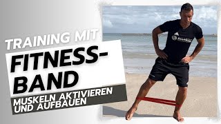 Widerstandsband (Miniband) für Fußballer - Einfache Übungen für Muskelaufbau, Fi