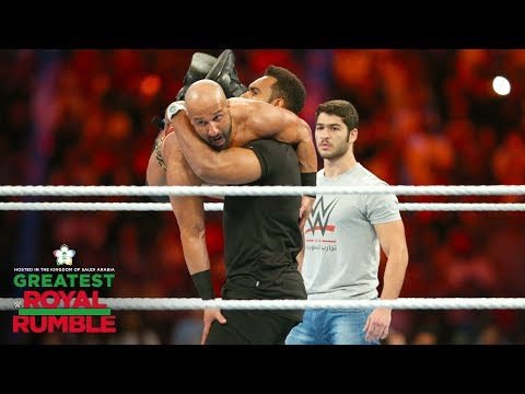 Saudi Arabian WWE prospects take out the Daivari brothers: Greatest Royal Rumble (WWE Network)