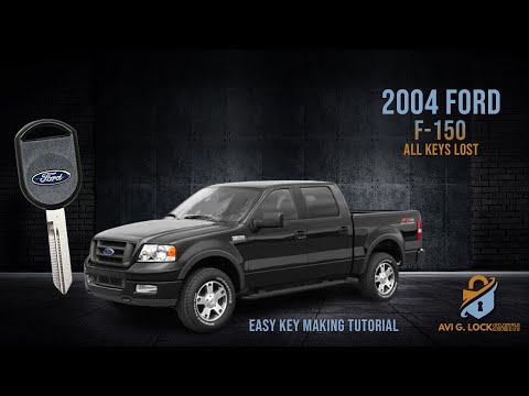 Lost All Keys for 2004 Ford F150? Watch How to Create a New Key from Scratch!