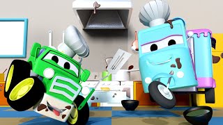 Videos de camiones para niños - La Venta de Pasteles - bebés en Auto City