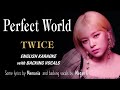 TWICE - PERFECT WORLD - ENGLISH KARAOKE with BACKING VOCALS