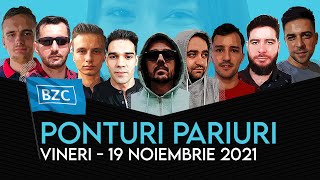 Ponturi pariuri sportive 19.11.2021